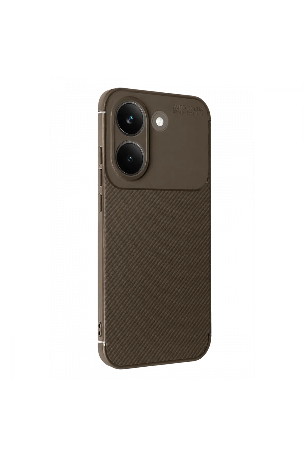 Xiaomi Poco X8 Pro Auto Focus Karbon Kapak - Kahverengi