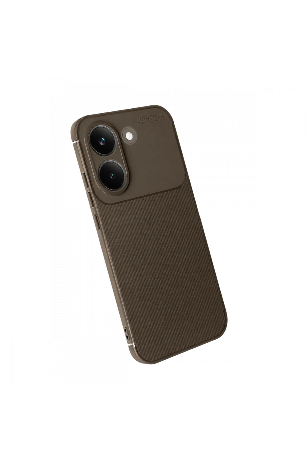 Xiaomi Poco X8 Pro Auto Focus Karbon Kapak - Kahverengi
