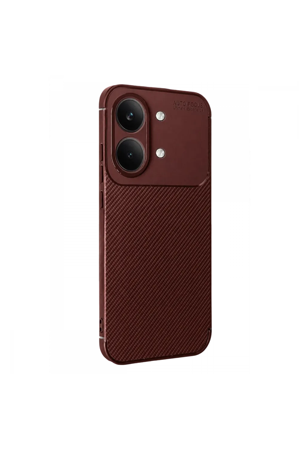 Xiaomi Poco X8 Pro Max Auto Focus Karbon Kapak - Bordo