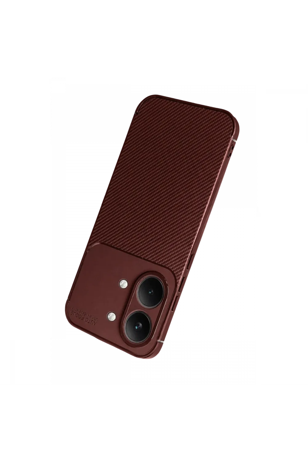 Xiaomi Poco X8 Pro Max Auto Focus Karbon Kapak - Bordo