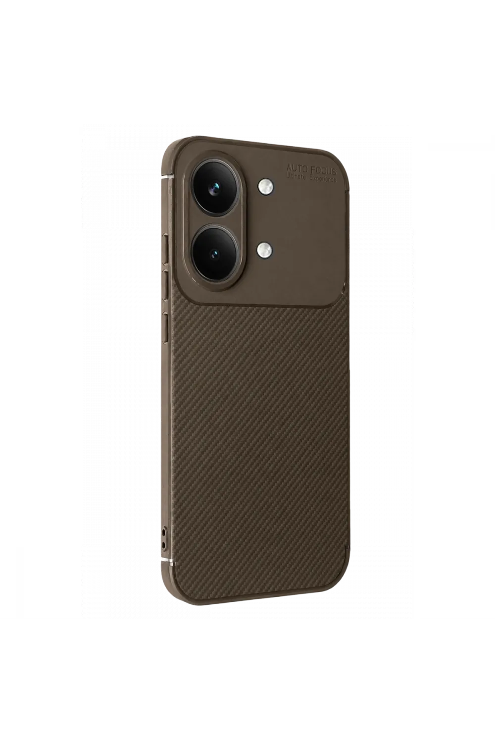 Xiaomi Poco X8 Pro Max Auto Focus Karbon Kapak - Kahverengi