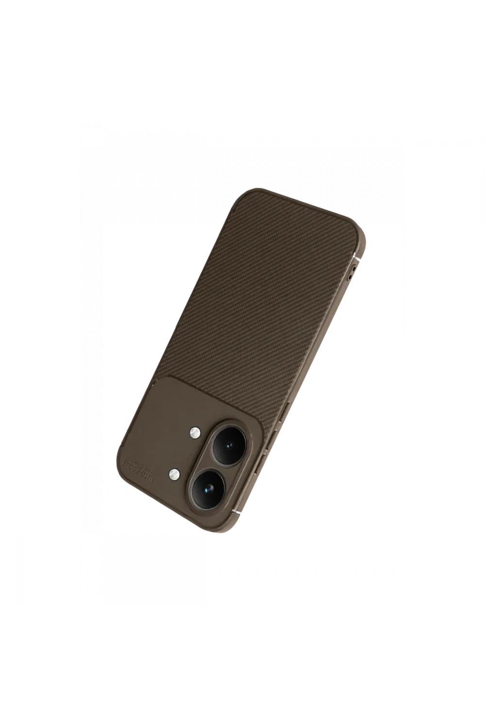 Xiaomi Poco X8 Pro Max Auto Focus Karbon Kapak - Kahverengi