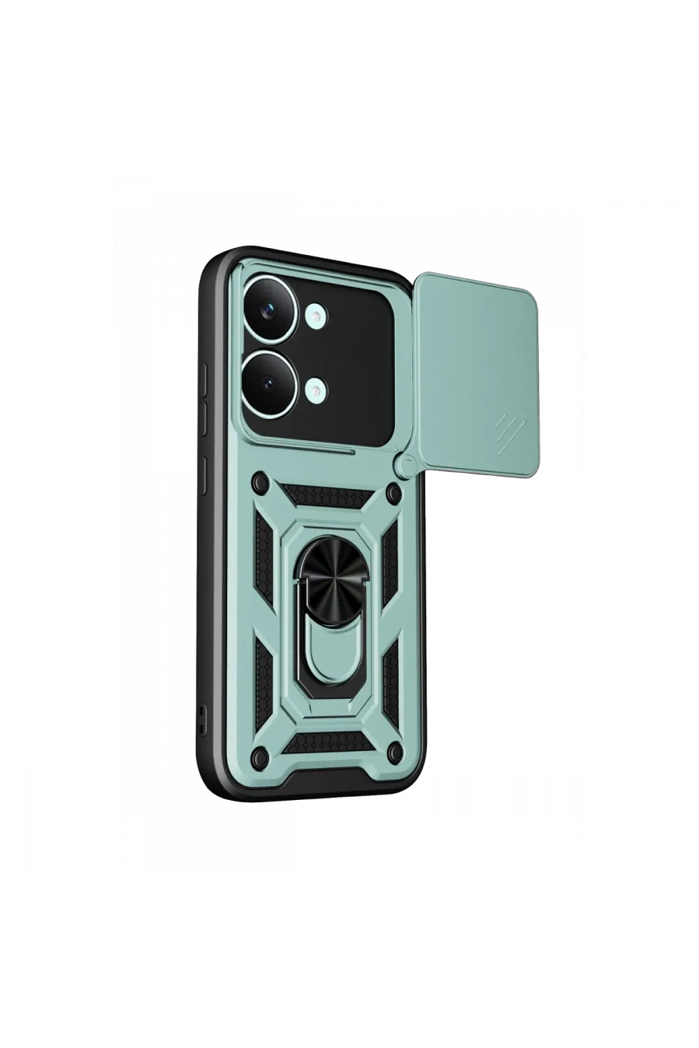 Xiaomi Poco X8 Pro Max Pars Lens Yüzüklü Silikon - Yeşil