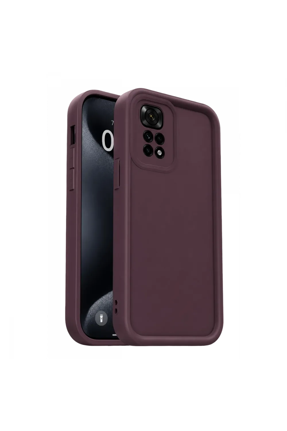 Xiaomi Redmi 10 2022 Kılıf Viera Silikon - Mürdüm