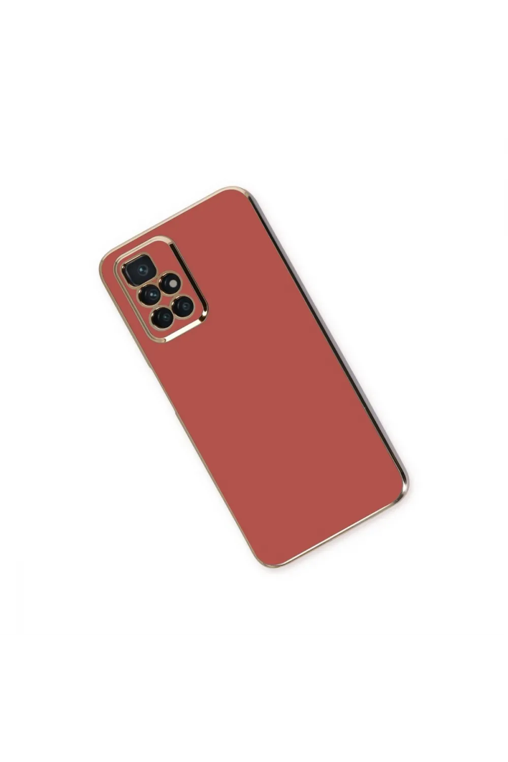 Xiaomi Redmi 10 2022 Kılıf Volet Silikon - Kırmızı