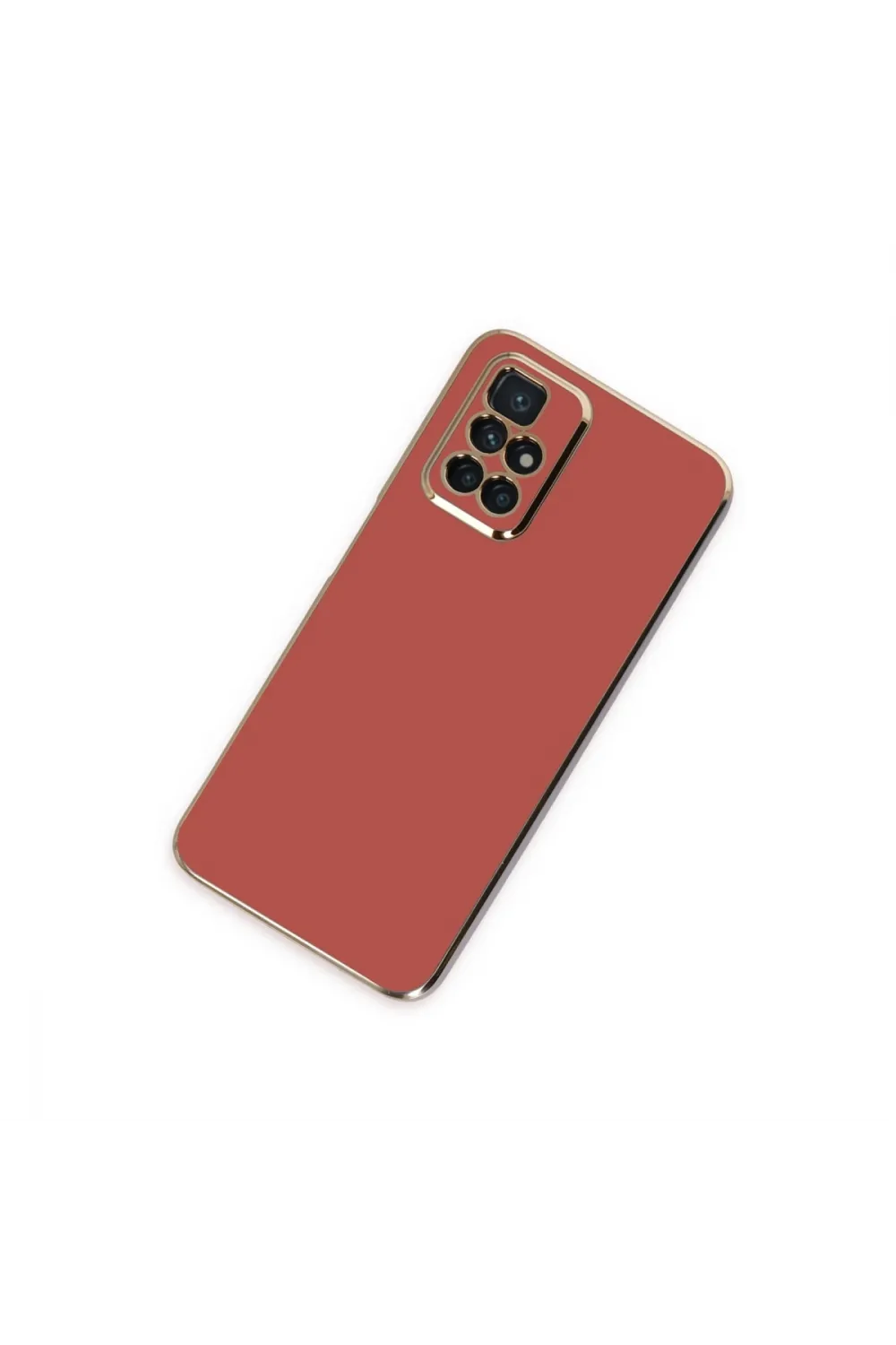 Xiaomi Redmi 10 2022 Kılıf Volet Silikon - Kırmızı