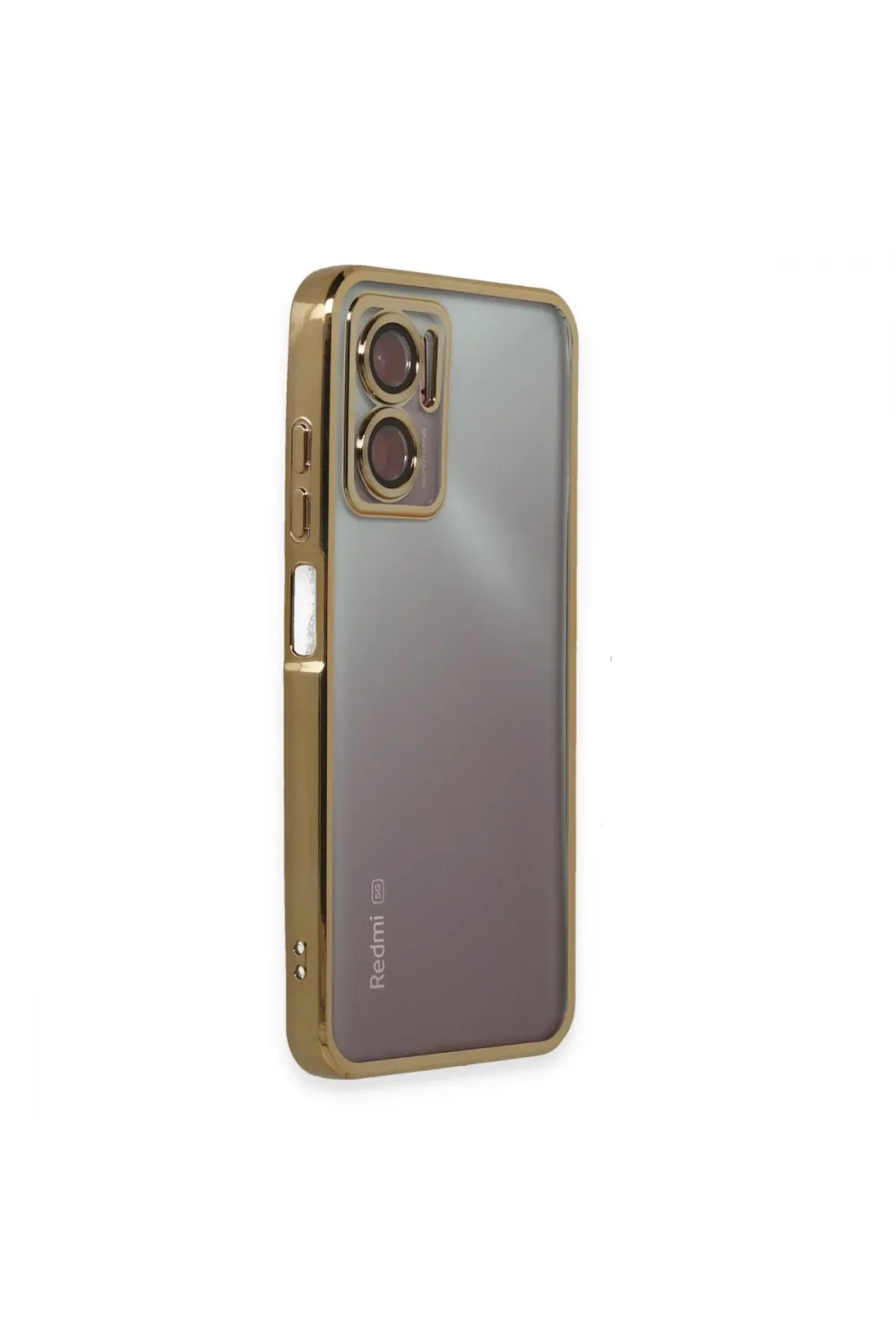 Xiaomi Redmi 10 5g Kılıf Razer Lensli Silikon - Gold