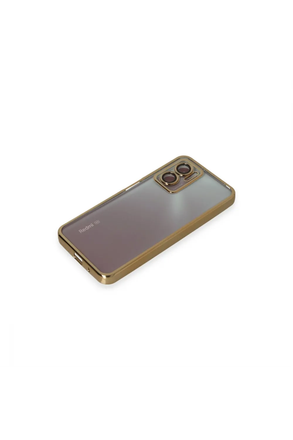 Xiaomi Redmi 10 5g Kılıf Razer Lensli Silikon - Gold