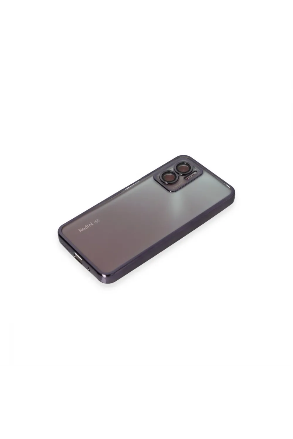 Xiaomi Redmi 10 5g Kılıf Razer Lensli Silikon - Mor