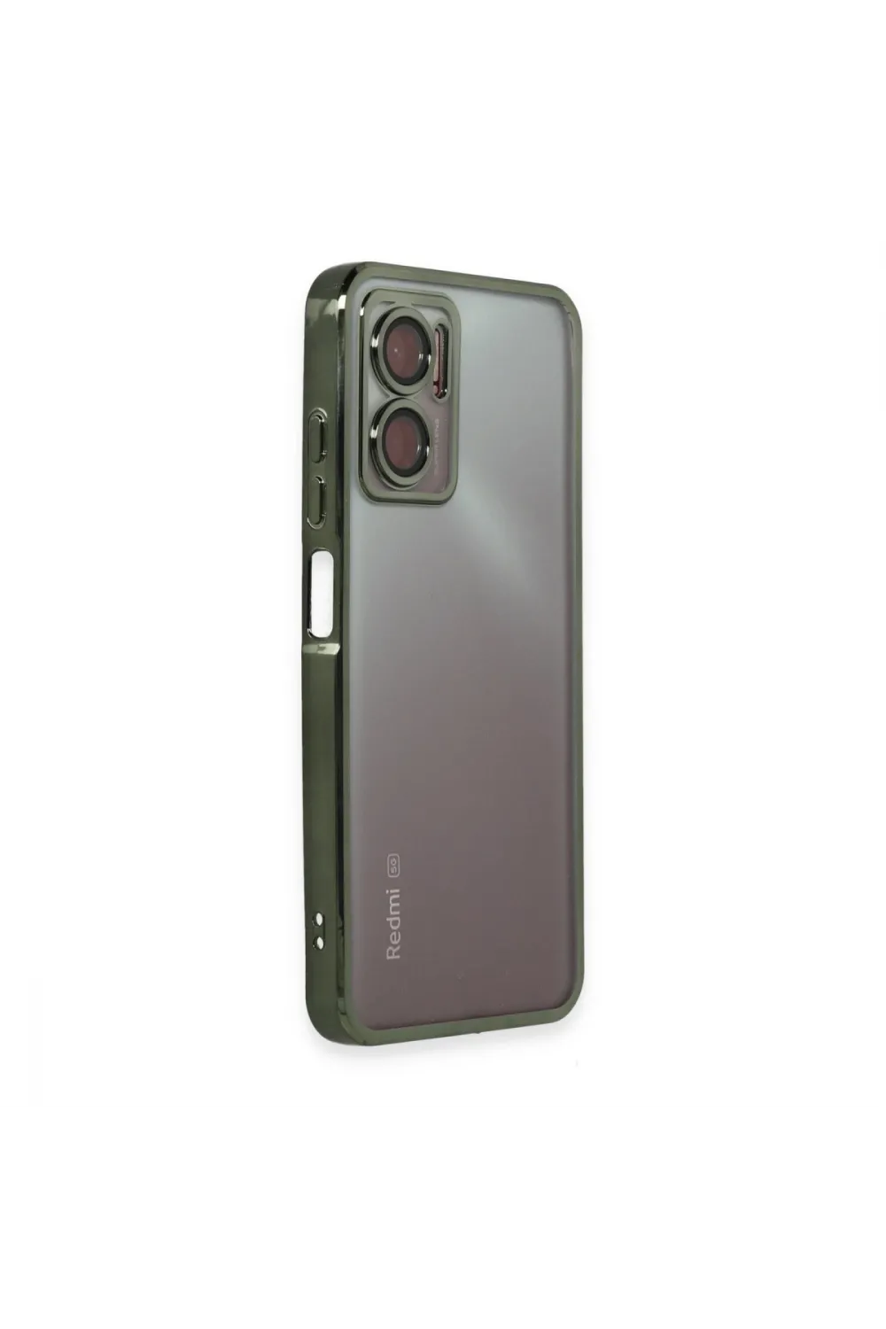 Xiaomi Redmi 10 5g Kılıf Razer Lensli Silikon - Yeşil