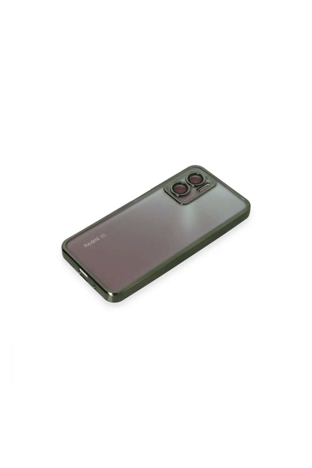 Xiaomi Redmi 10 5g Kılıf Razer Lensli Silikon - Yeşil