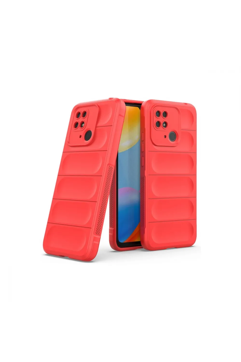 Xiaomi Redmi 10c Kılıf Optimum Silikon - Kırmızı