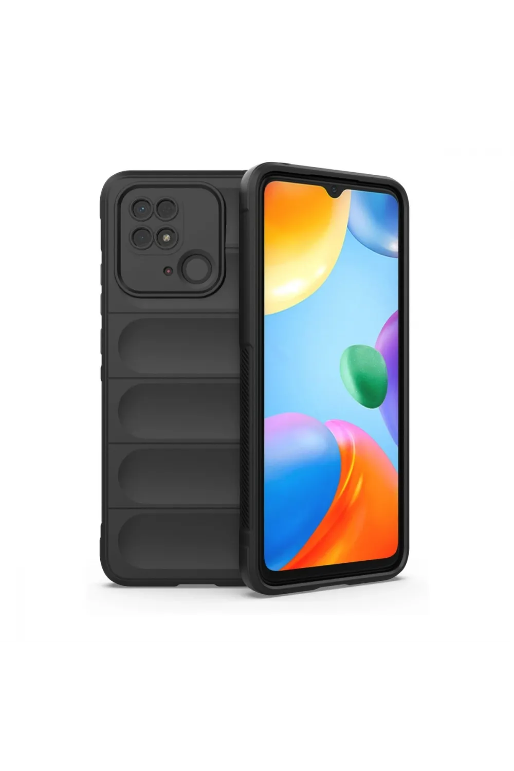 Xiaomi Redmi 10c Kılıf Optimum Silikon - Siyah