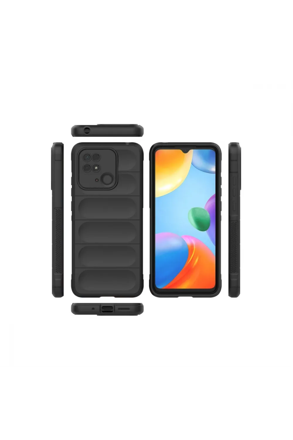 Xiaomi Redmi 10c Kılıf Optimum Silikon - Siyah