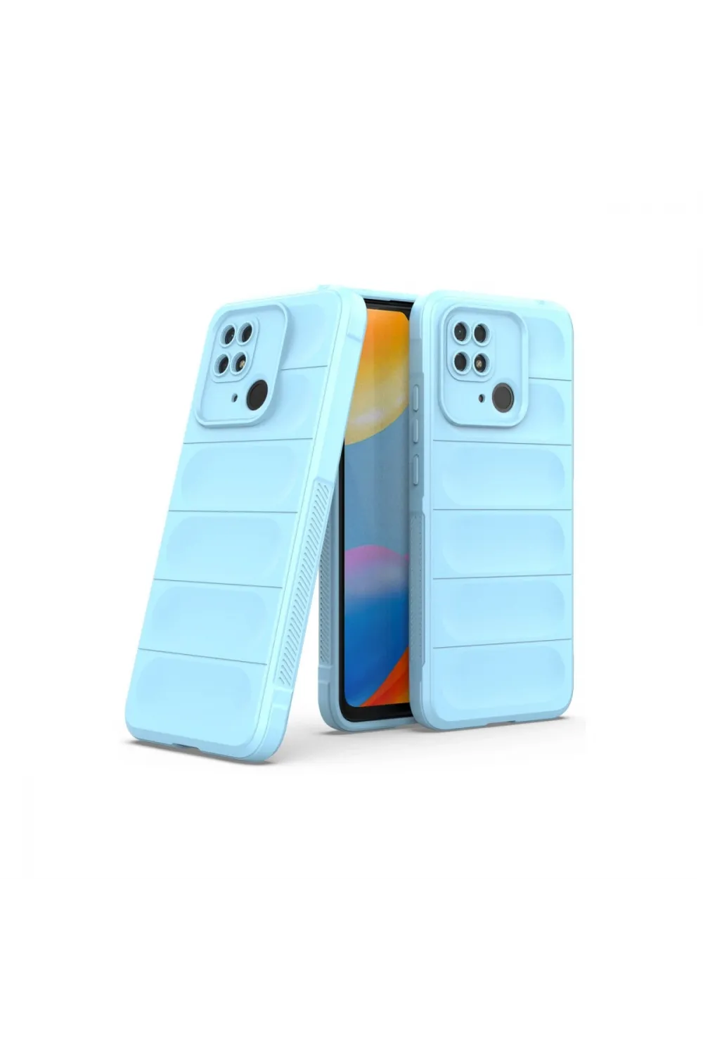 Xiaomi Redmi 10c Kılıf Optimum Silikon - Sky Blue