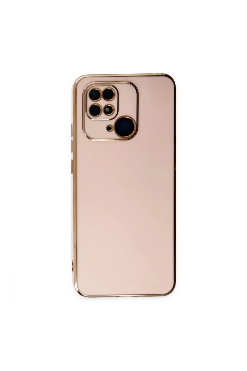 Xiaomi Redmi 10c Kılıf Volet Silikon - Pembe