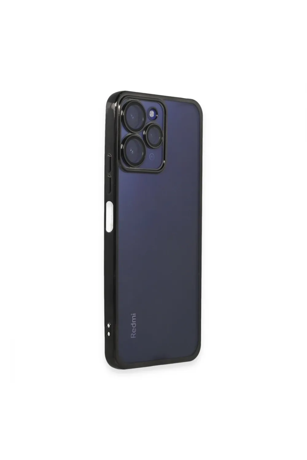Xiaomi Redmi 12 Kılıf Razer Lensli Silikon - Siyah