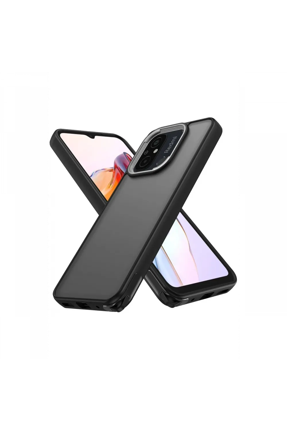 Xiaomi Redmi 12C Kılıf Elegant Kapak - Siyah