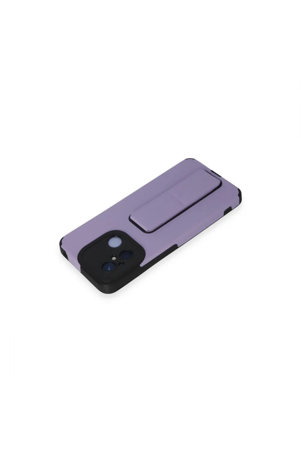 Xiaomi Redmi 12c Kılıf Mega Standlı Silikon - Lila