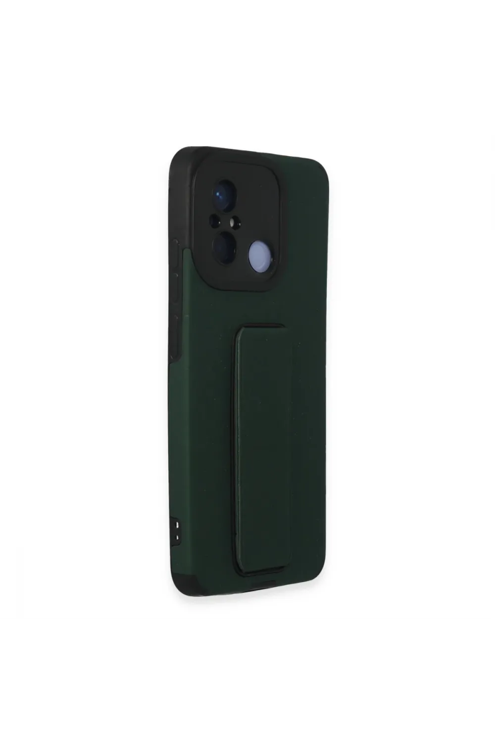 Xiaomi Redmi 12c Kılıf Mega Standlı Silikon - Yeşil