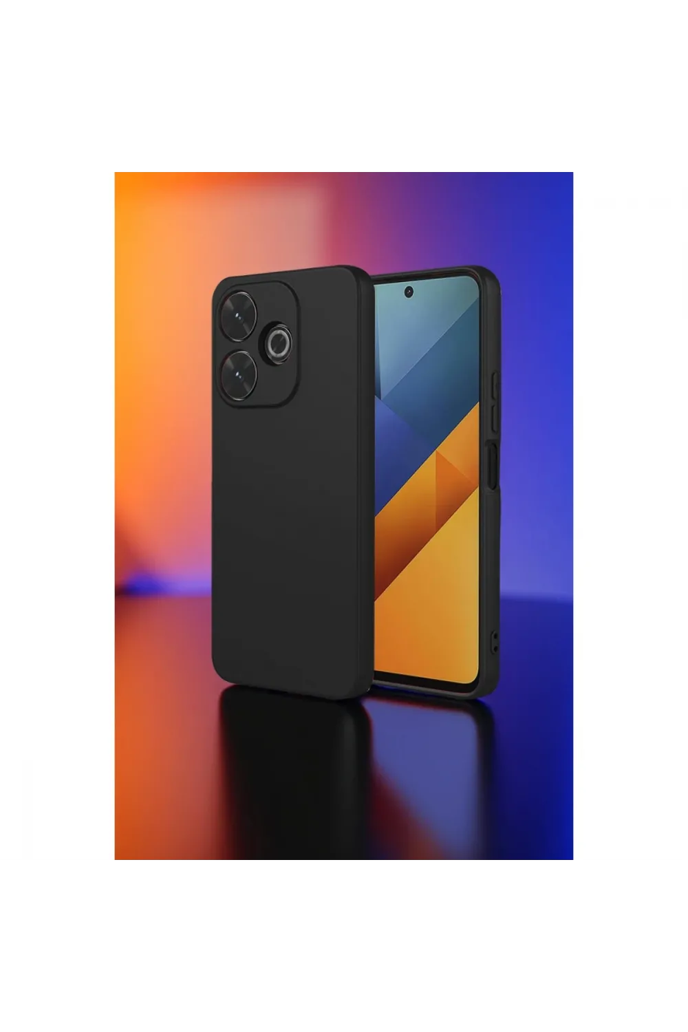 Xiaomi Redmi 13 4g Kılıf Nano İçi Kadife Silikon - Siyah