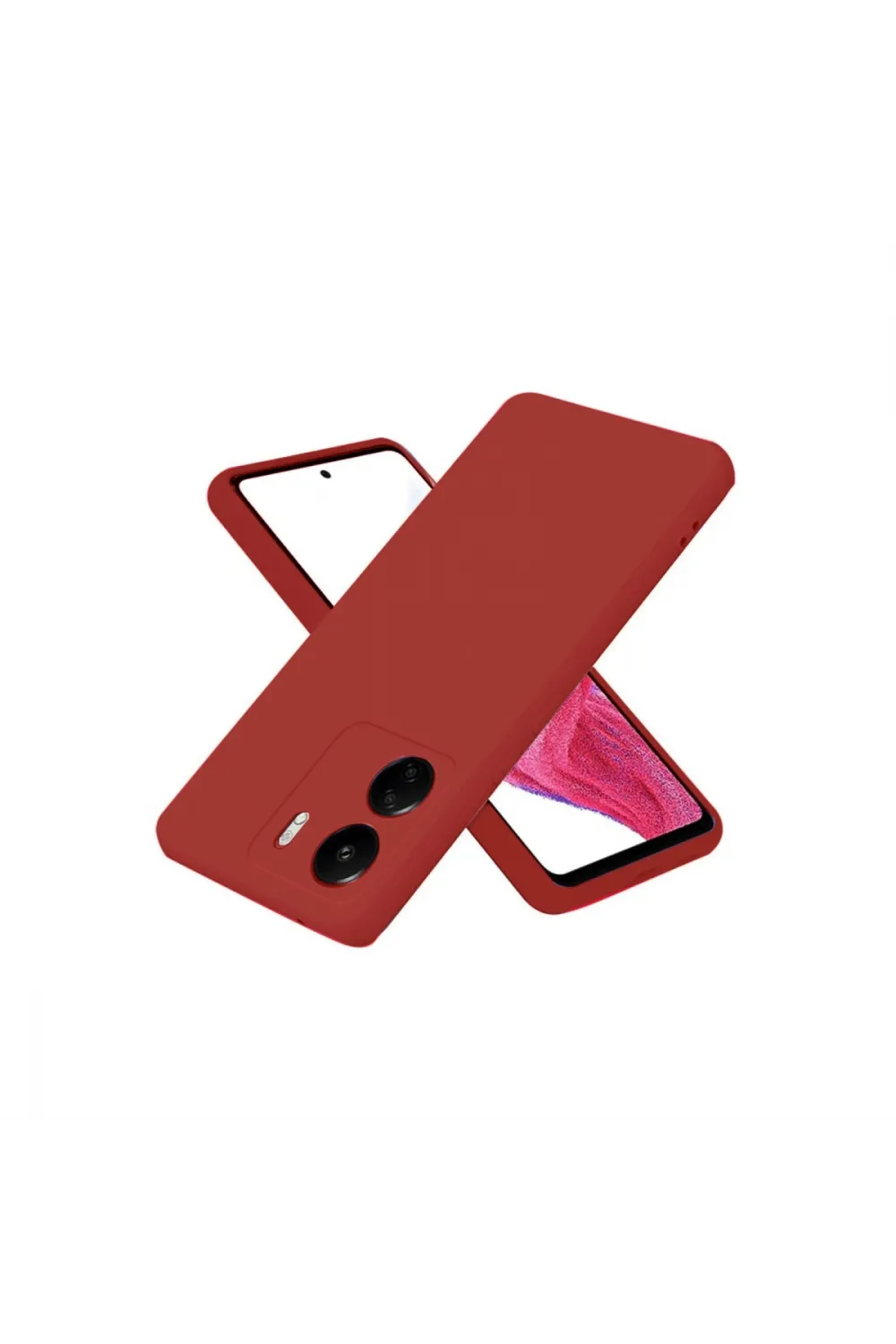 Xiaomi Redmi 13c Kılıf First Silikon - Bordo