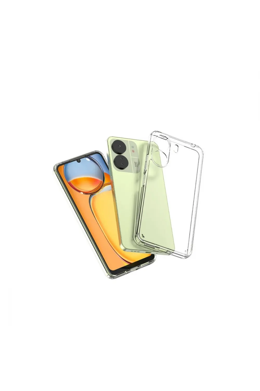 Xiaomi Redmi 13c Kılıf Lüx Şeffaf Silikon