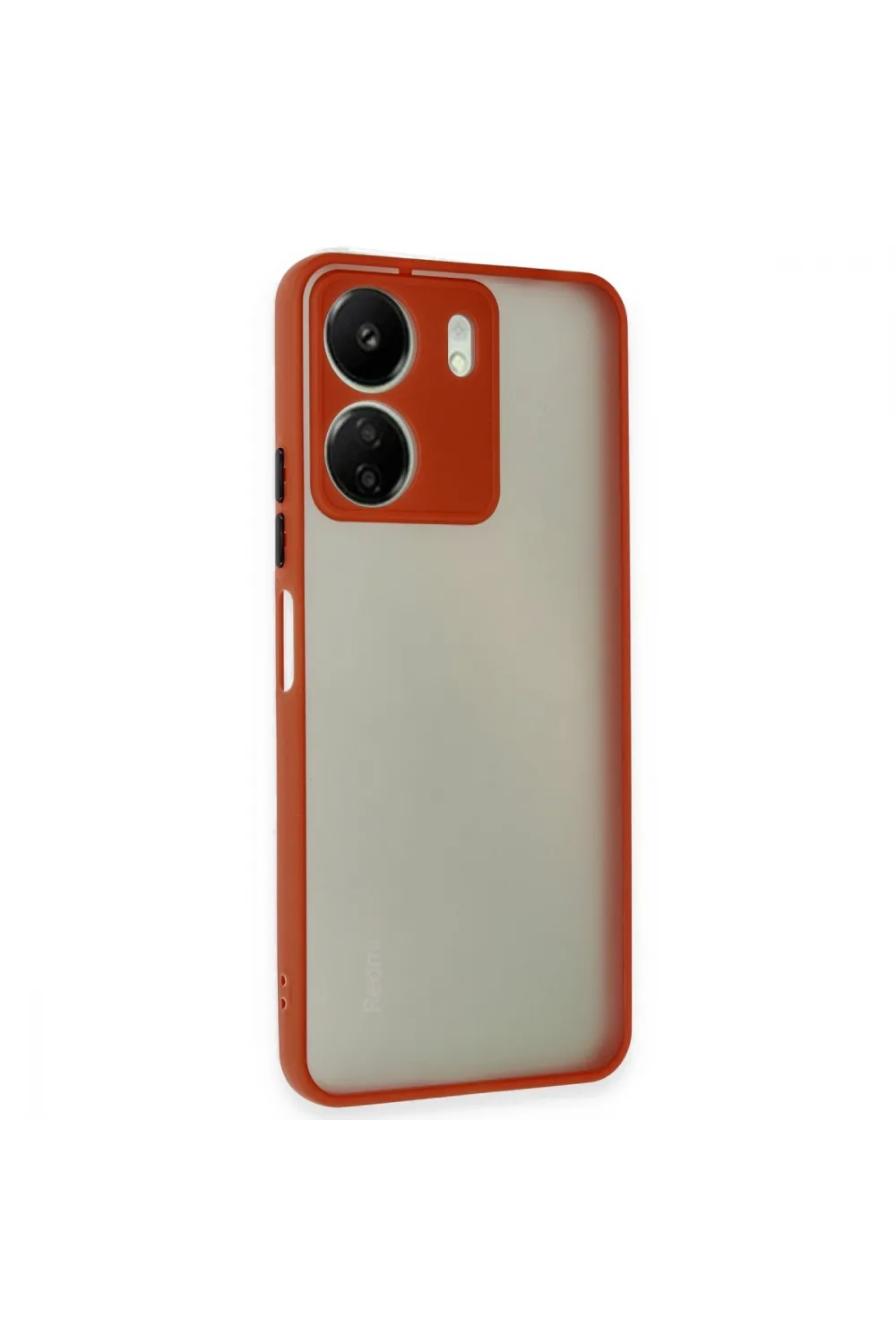 Xiaomi Redmi 13c Kılıf Montreal Silikon Kapak - Kırmızı