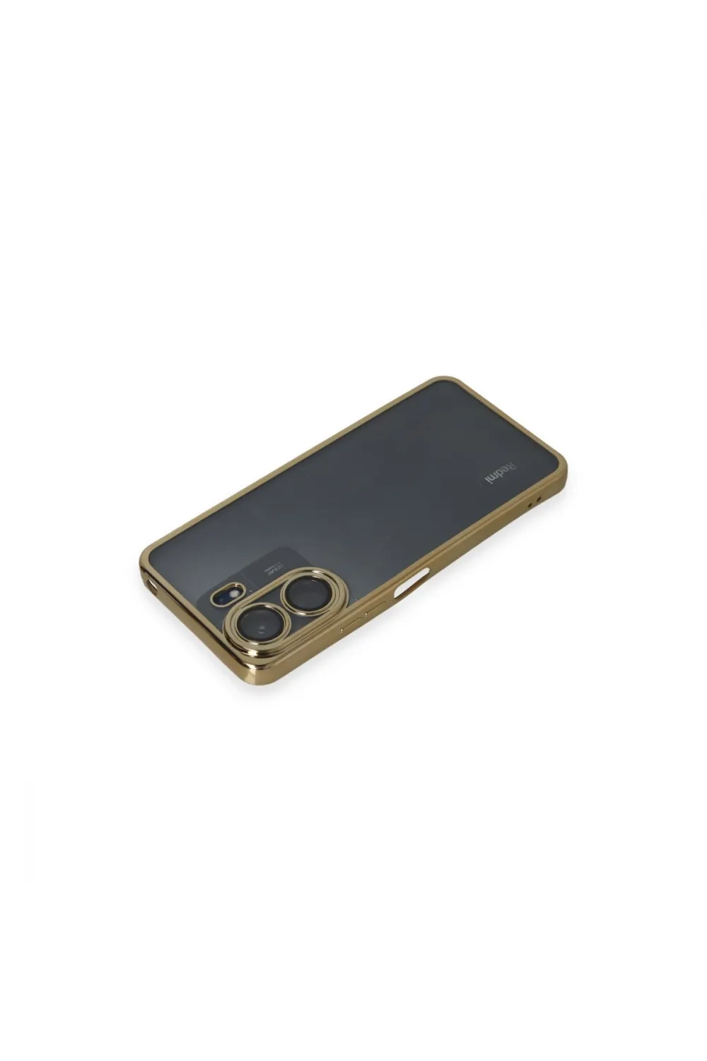 Xiaomi Redmi 13c Kılıf Razer Lensli Silikon - Gold
