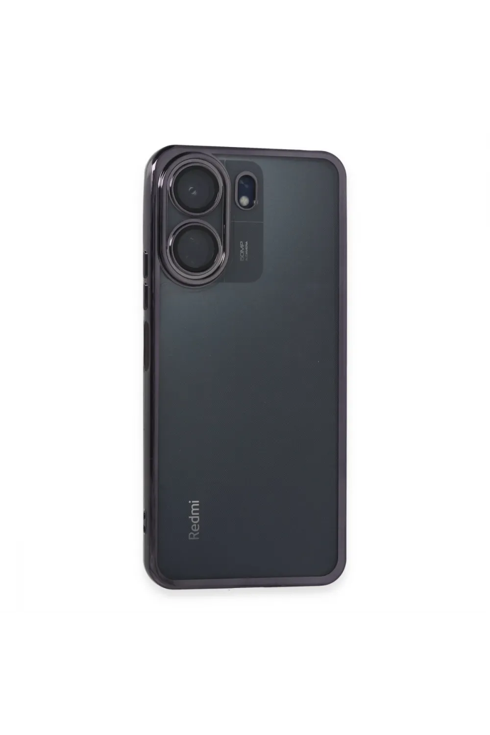 Xiaomi Redmi 13c Kılıf Razer Lensli Silikon - Mor