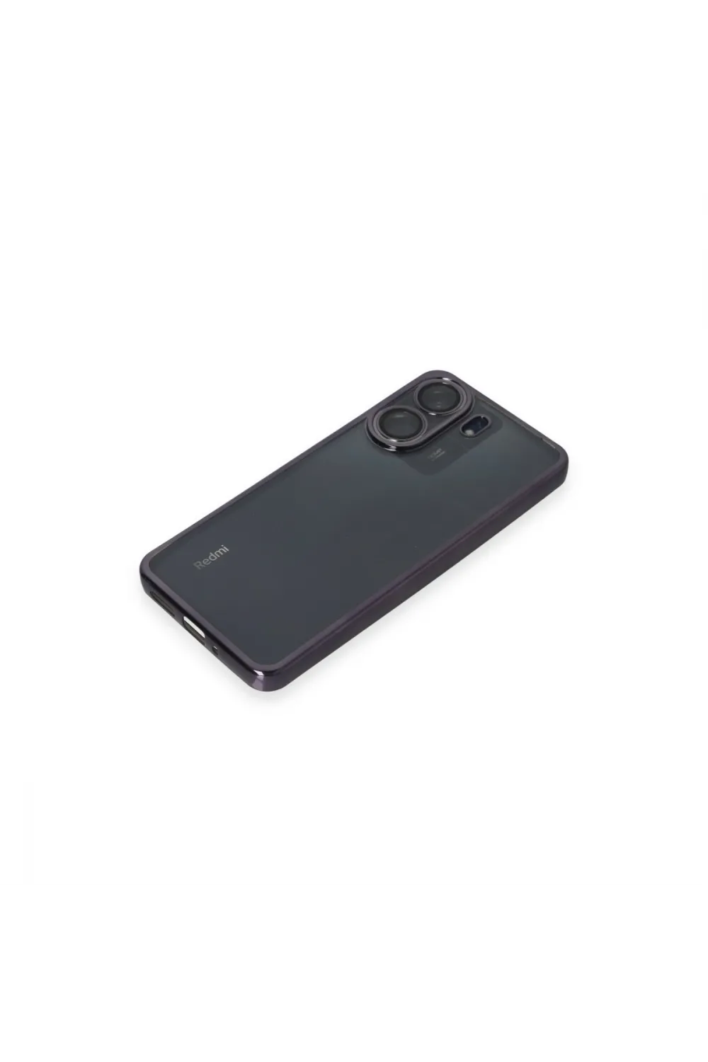 Xiaomi Redmi 13c Kılıf Razer Lensli Silikon - Mor