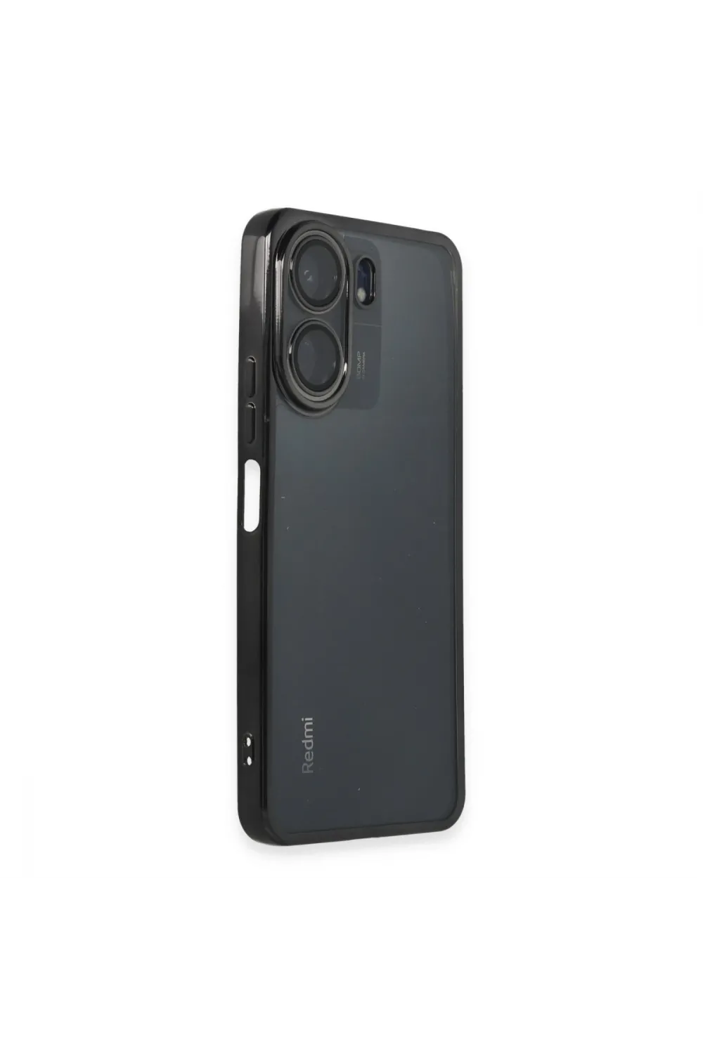 Xiaomi Redmi 13c Kılıf Razer Lensli Silikon - Siyah
