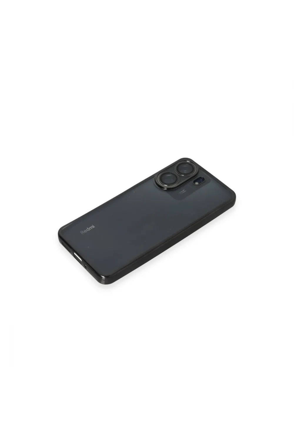 Xiaomi Redmi 13c Kılıf Razer Lensli Silikon - Siyah