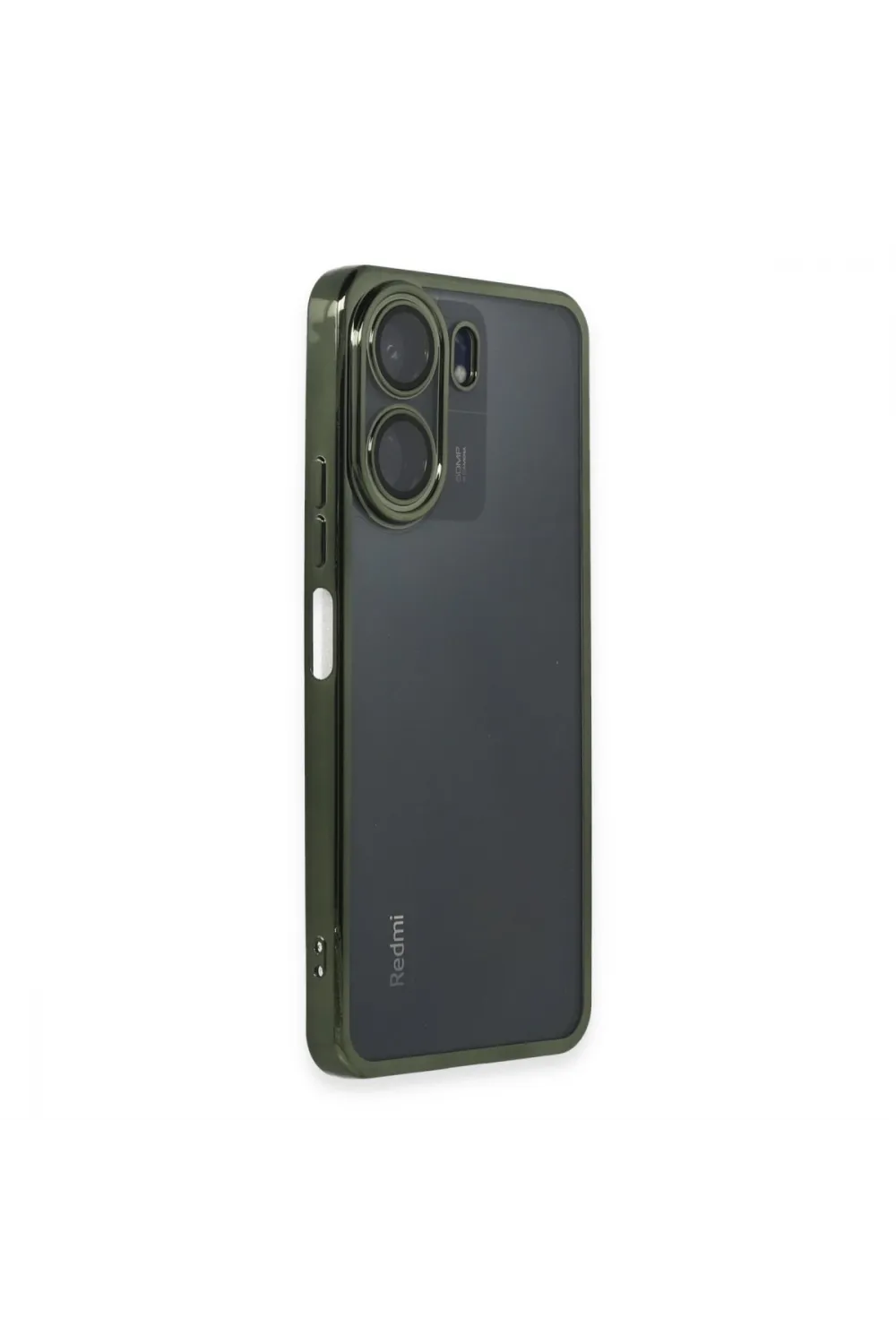 Xiaomi Redmi 13c Kılıf Razer Lensli Silikon - Yeşil
