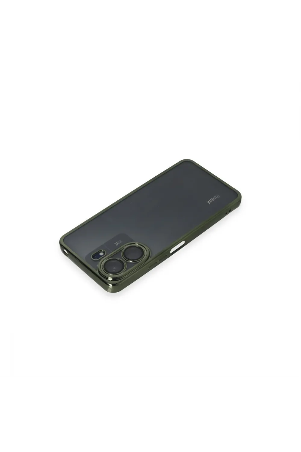 Xiaomi Redmi 13c Kılıf Razer Lensli Silikon - Yeşil