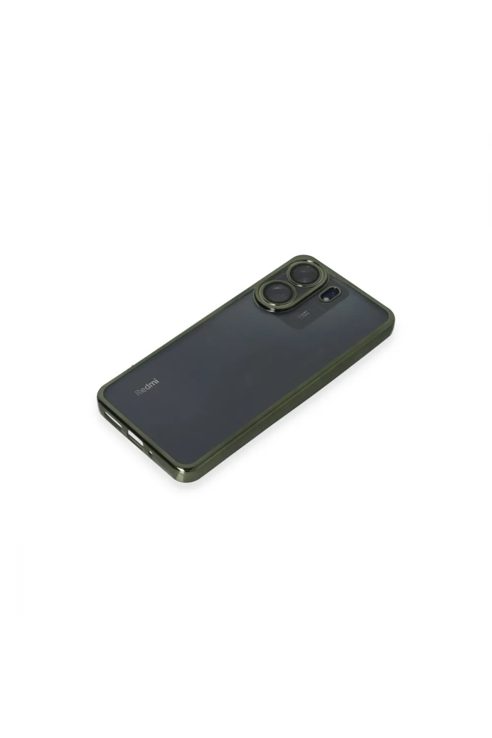 Xiaomi Redmi 13c Kılıf Razer Lensli Silikon - Yeşil