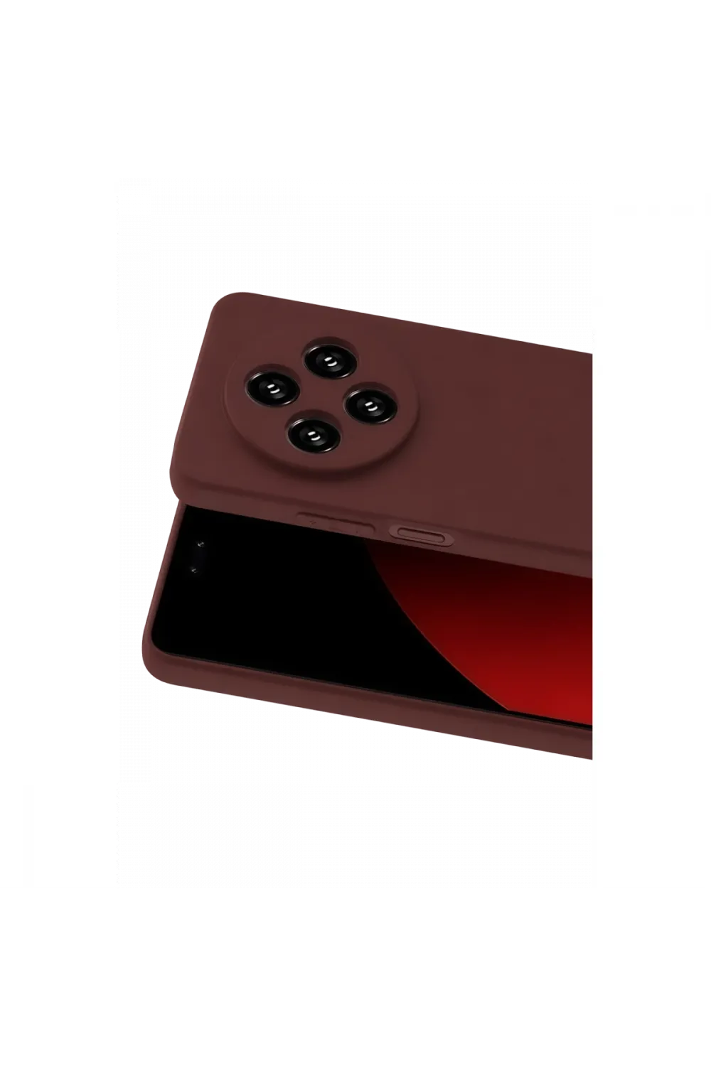 Xiaomi Redmi 14c Kılıf First Silikon - Bordo