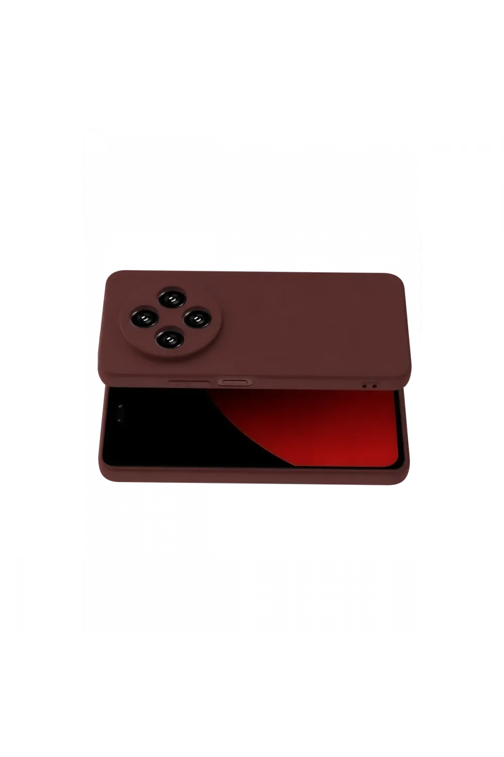 Xiaomi Redmi 14c Kılıf First Silikon - Bordo