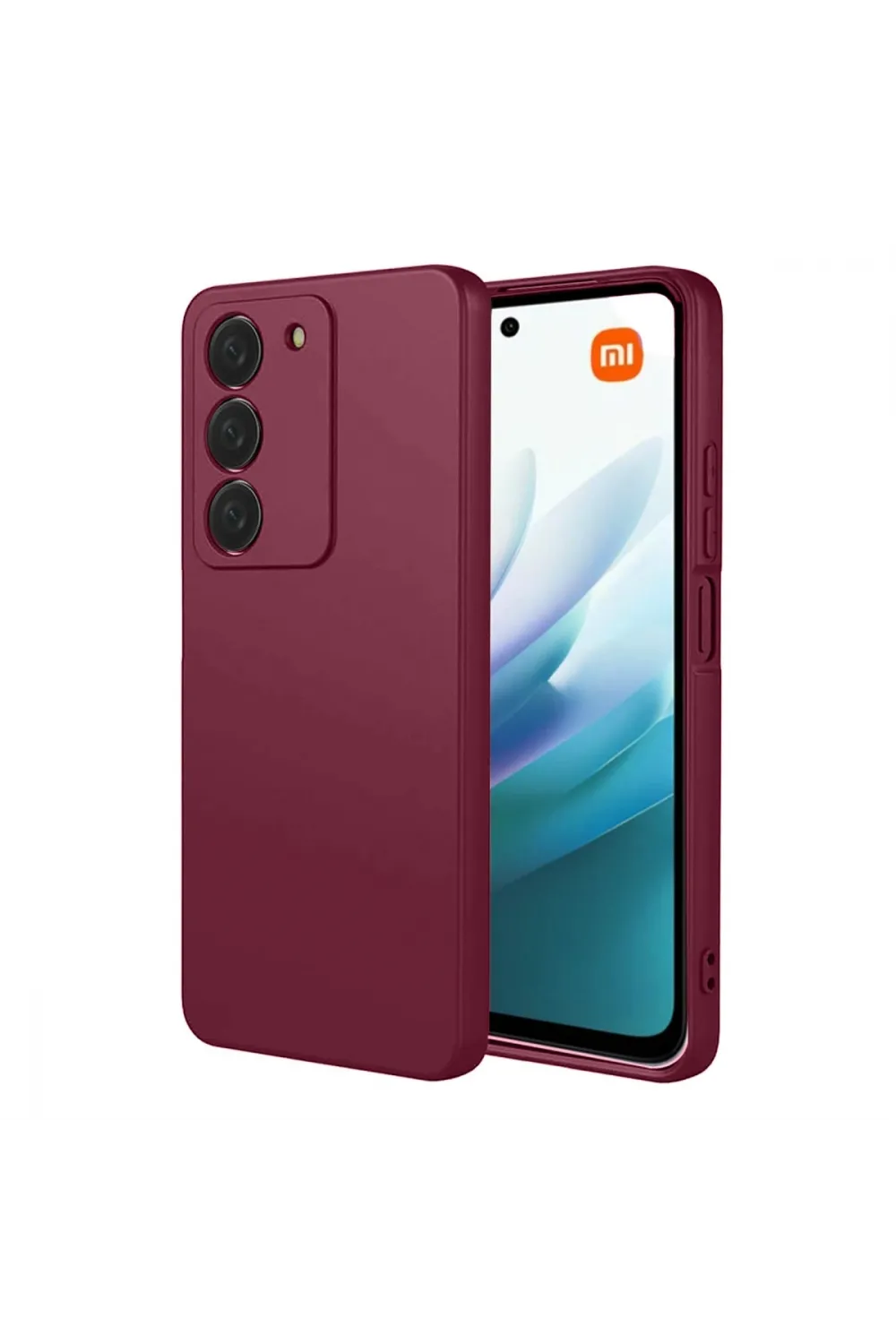 Xiaomi Redmi 15 4g First Silikon - Bordo