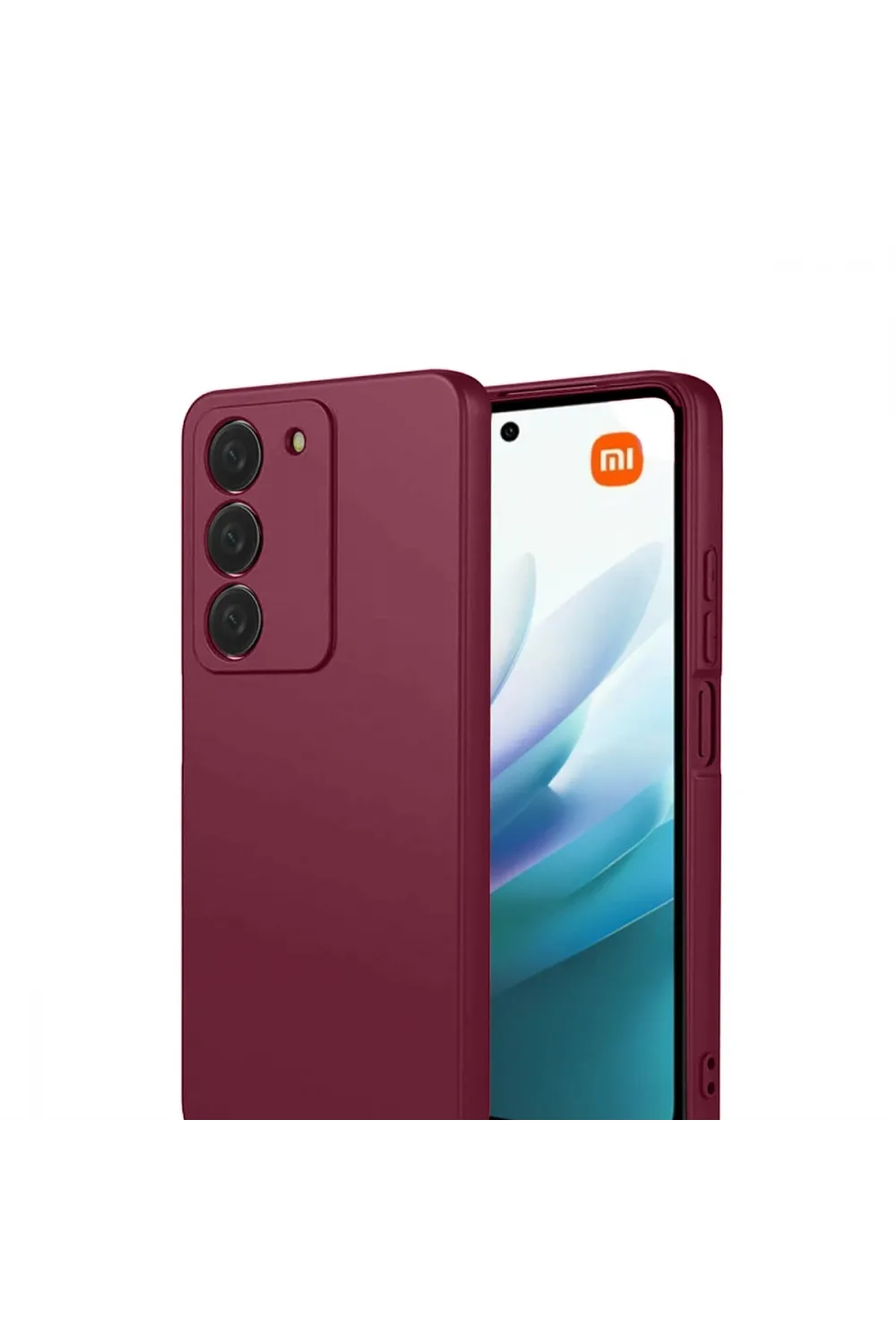 Xiaomi Redmi 15 4g First Silikon - Bordo