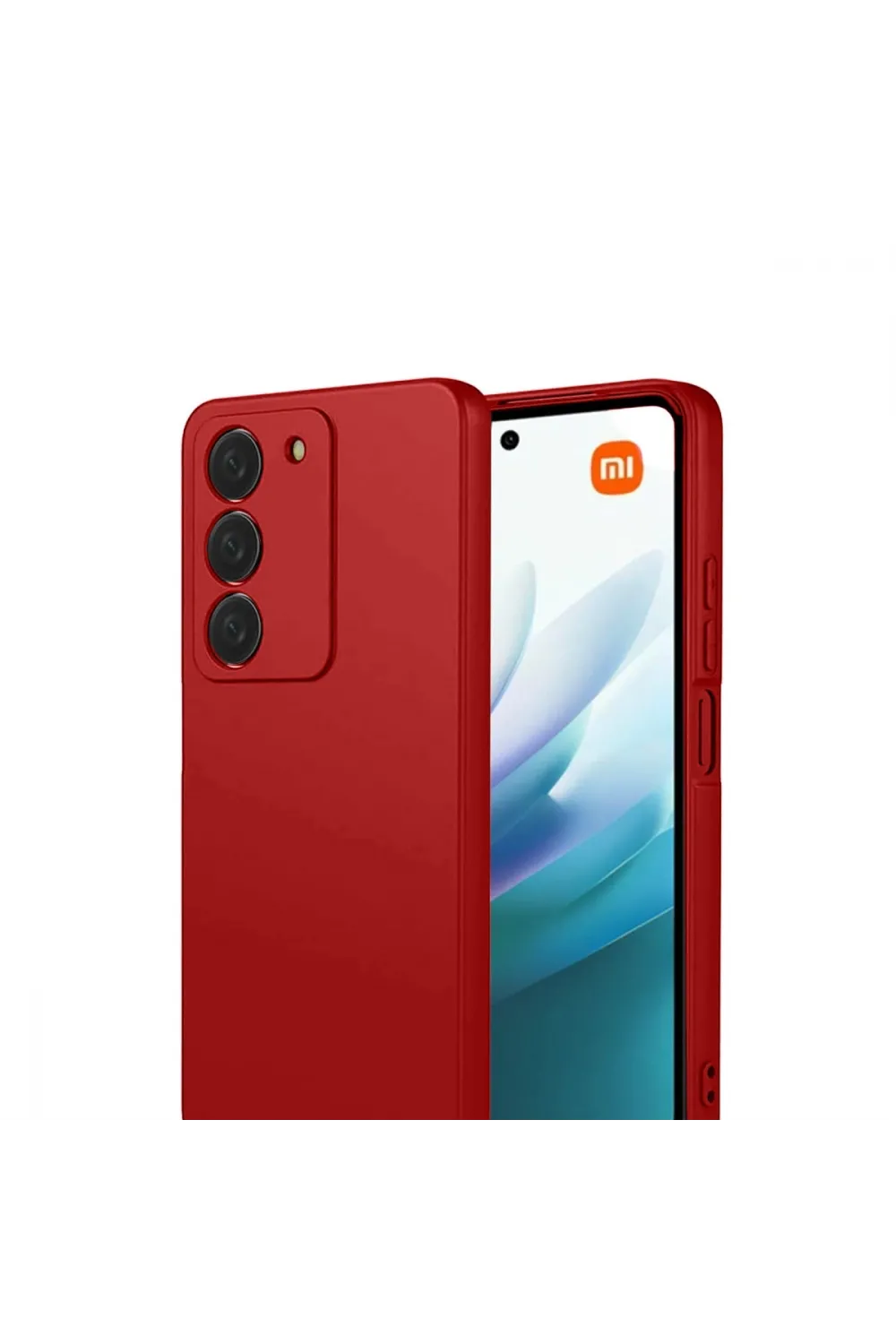 Xiaomi Redmi 15 4g First Silikon - Kırmızı