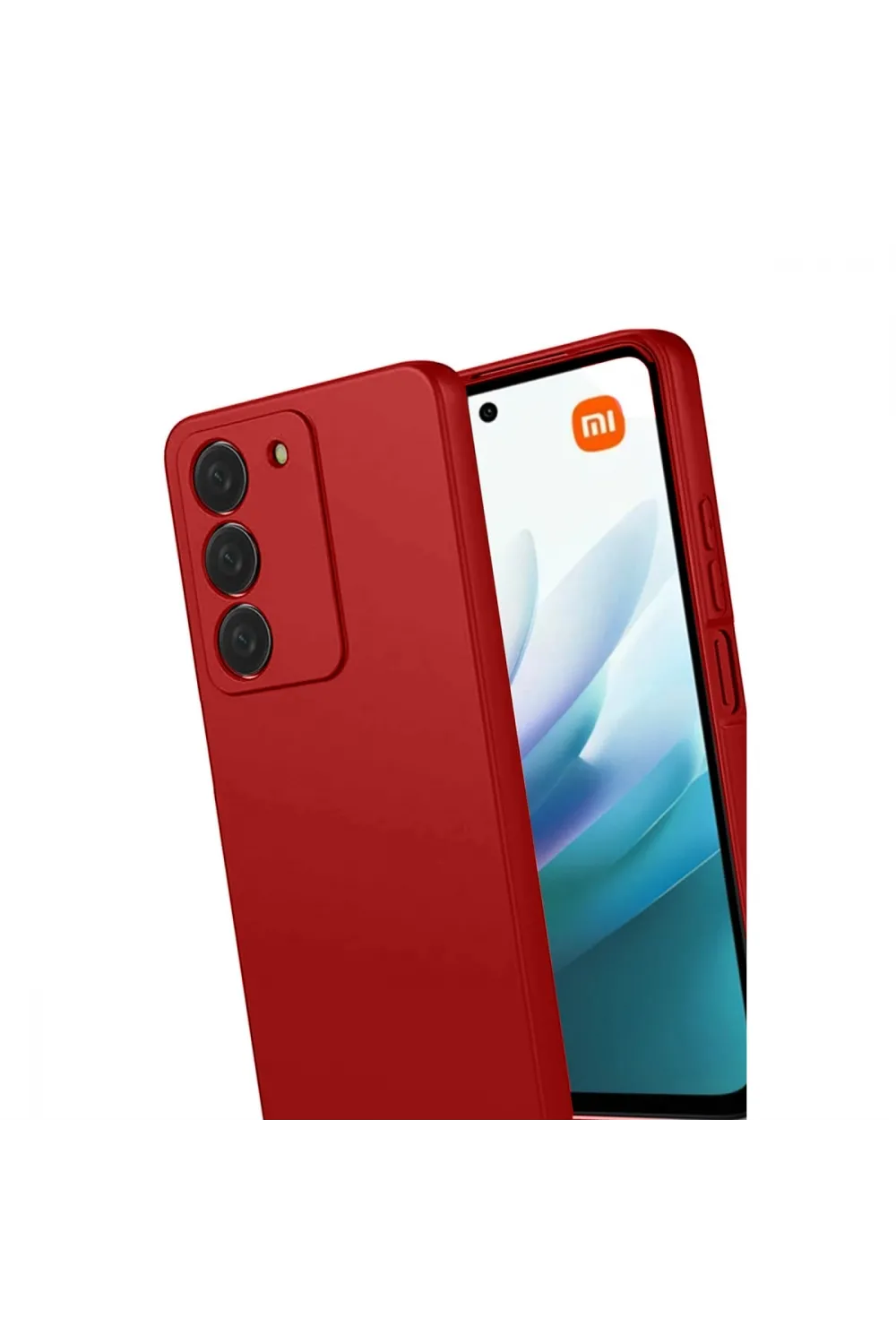 Xiaomi Redmi 15 4g First Silikon - Kırmızı