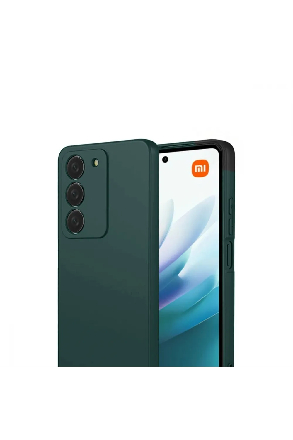 Xiaomi Redmi 15 4g First Silikon - Koyu Yeşil