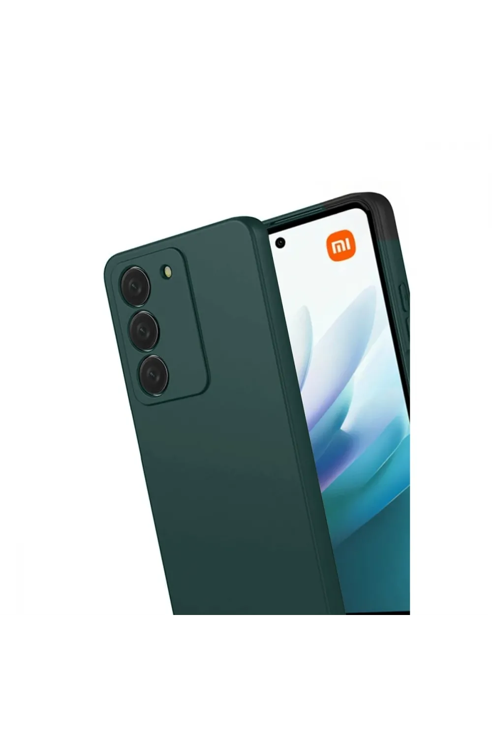 Xiaomi Redmi 15 4g First Silikon - Koyu Yeşil