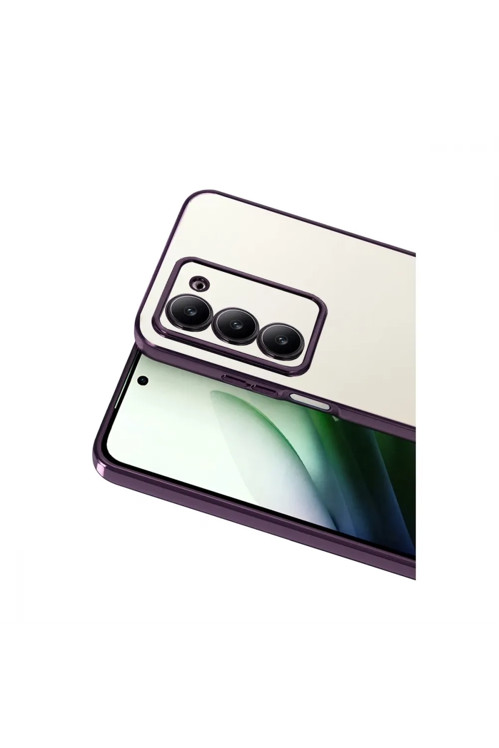 Xiaomi Redmi 15 4g Razer Lensli Silikon - Mor
