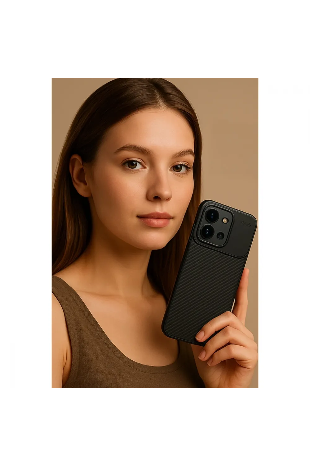 Xiaomi Redmi 15c 4g Auto Focus Karbon Kapak - Siyah