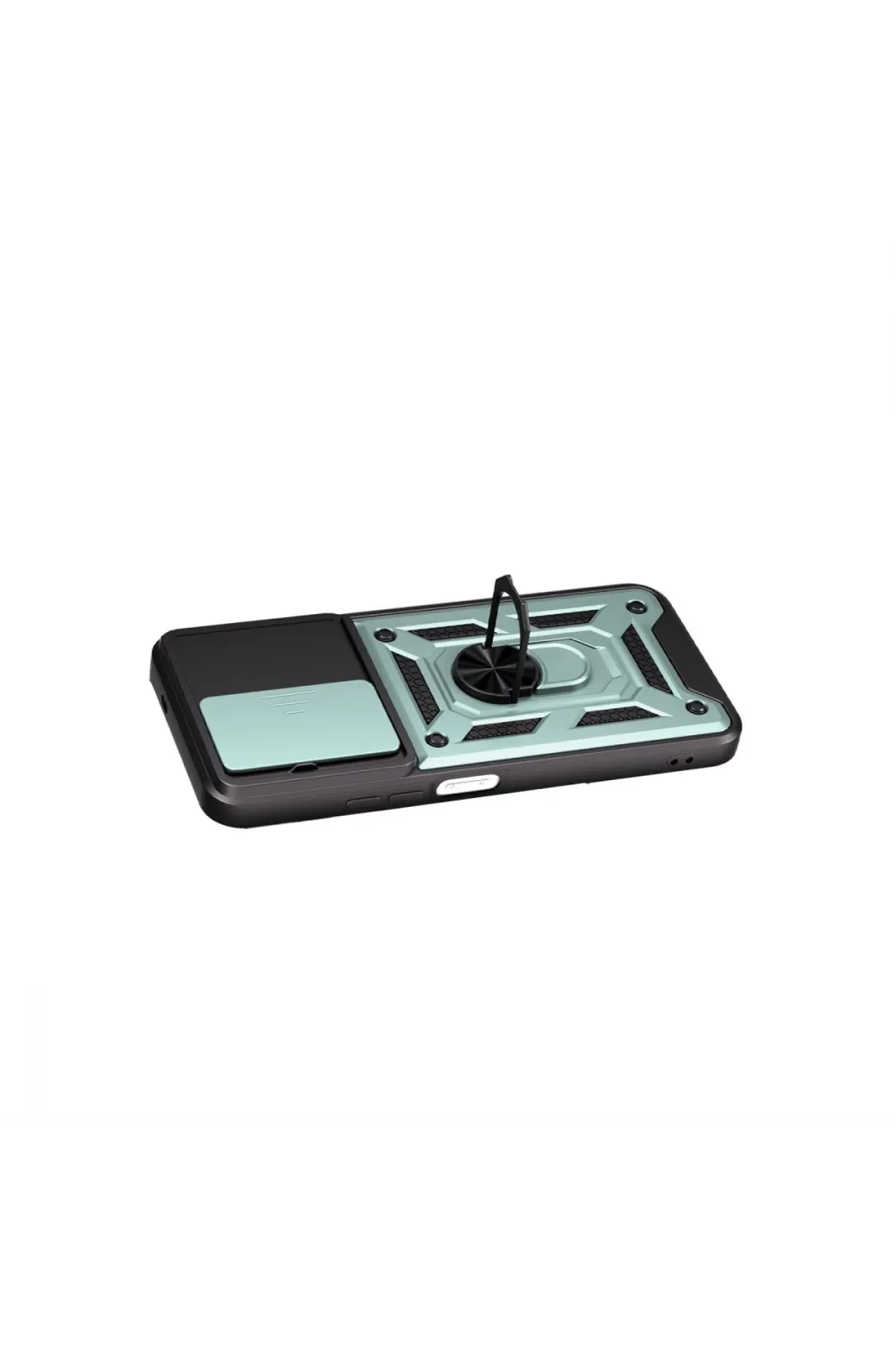 Xiaomi Redmi 15c 4g Pars Lens Yüzüklü Silikon - Yeşil