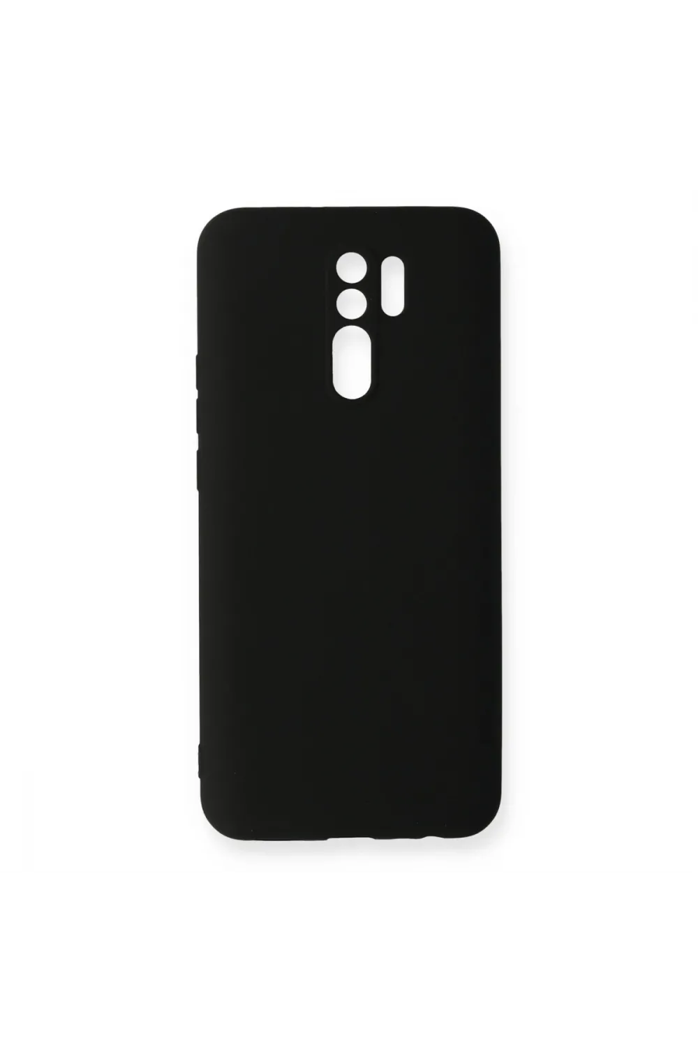 Xiaomi Redmi 9 Kılıf Nano İçi Kadife Silikon - Siyah