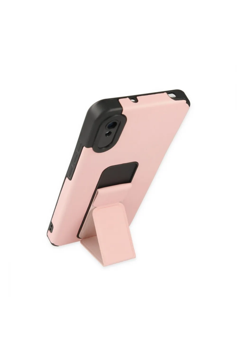 Xiaomi Redmi 9a Kılıf Mega Standlı Silikon - Pudra