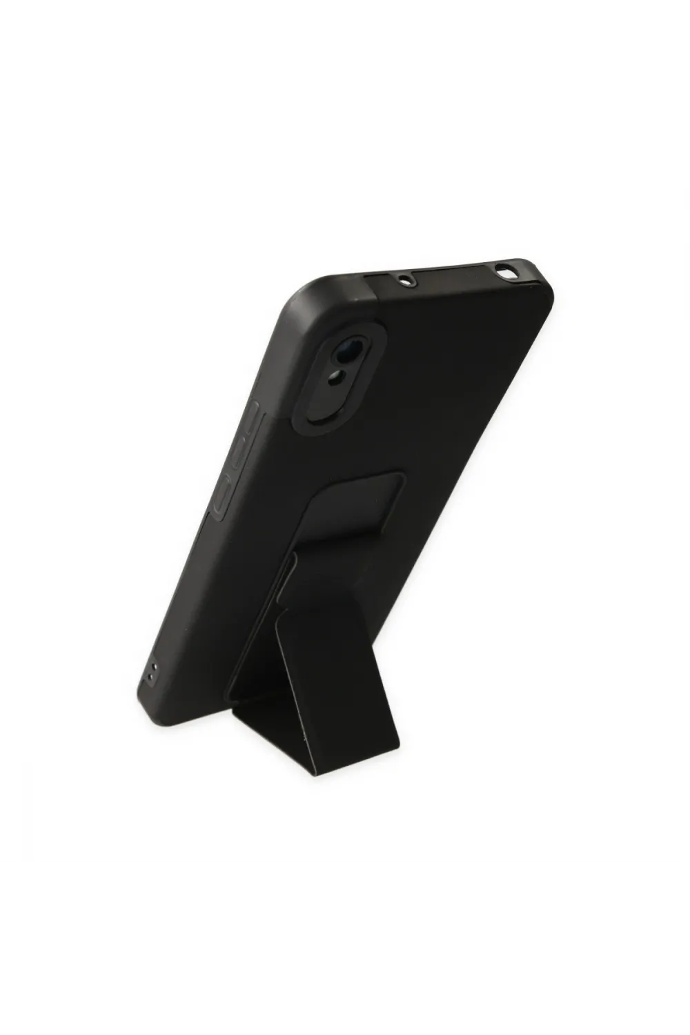 Xiaomi Redmi 9a Kılıf Mega Standlı Silikon - Siyah